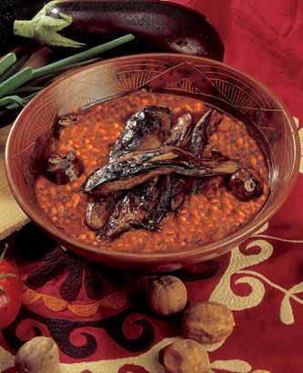 خورش قیمه بادمجان با گوشت